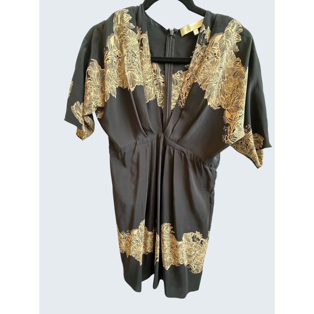 Designer Silk Vanessa Bruno dress S Old Money Quiet Luxury Cocktail Party NWOT - Picture 2 of 11